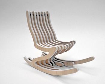 Кресло – качалка в современном стиле от дизайнера Seden Craig