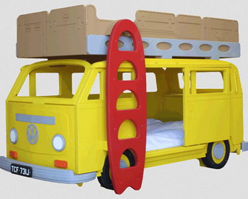 Детская двухъярусная кровать «VW Camper»