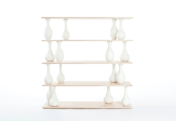 Полки с вазами «Vase Shelves» от дизайн-студии «Bakery»