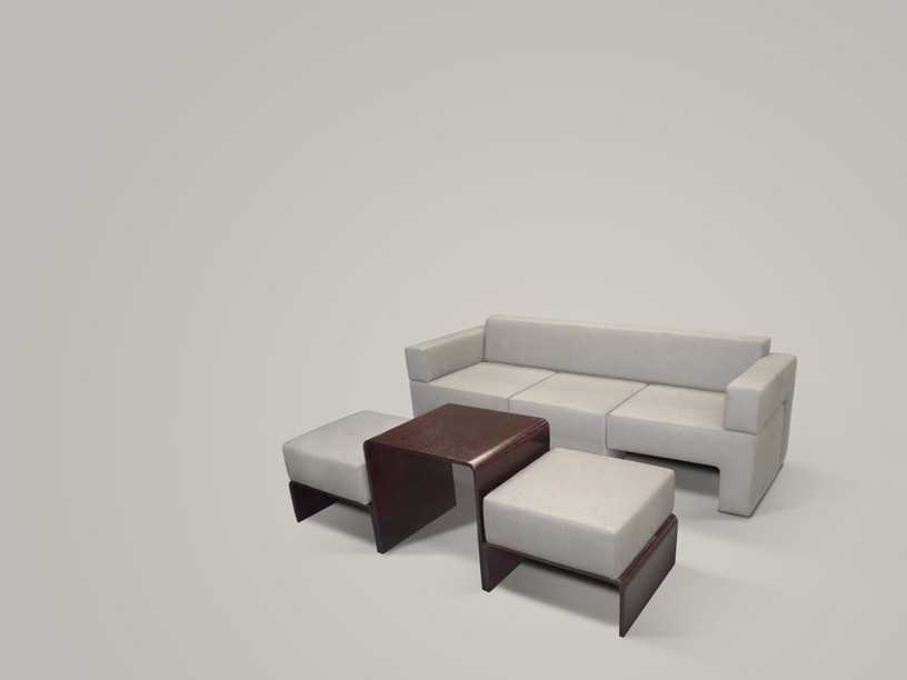Комбинированный диван «Slot Sofa» от Matthew Pauk