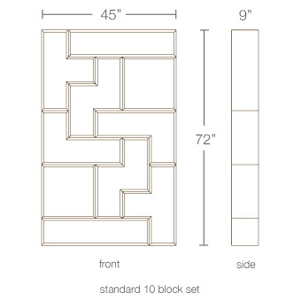 Стеллаж «Tetrad Flat» от Brave Space Design: изменение конфигурации по требованию пользователя