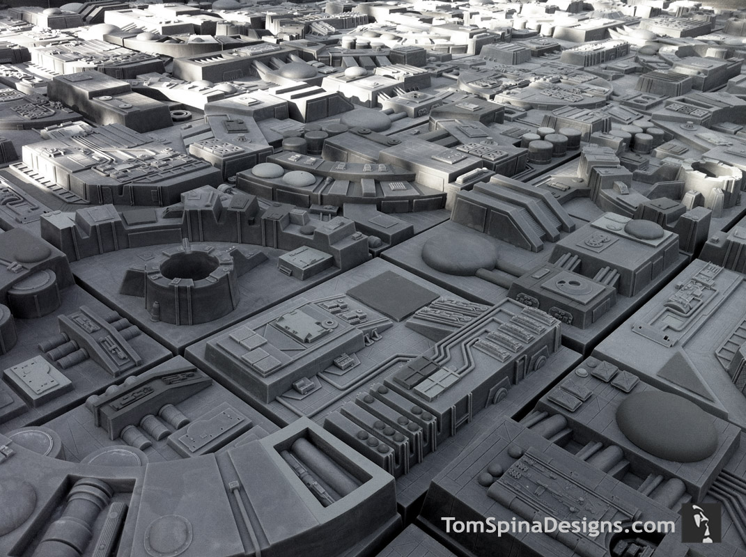 Настенная плитка «Звезда Смерти» («Death Star») от компании «Tom Spina Designs» оживит ваш дом