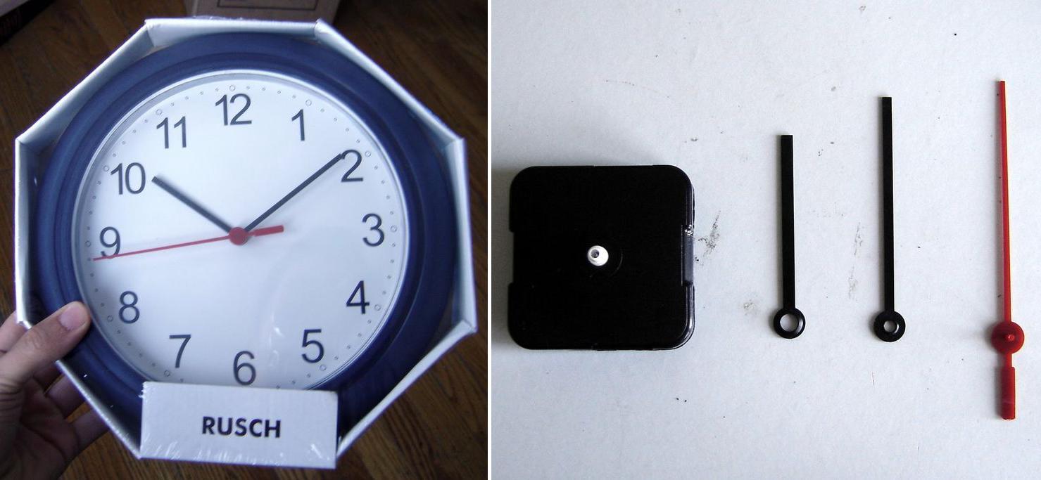 Часы из виниловой грампластинки