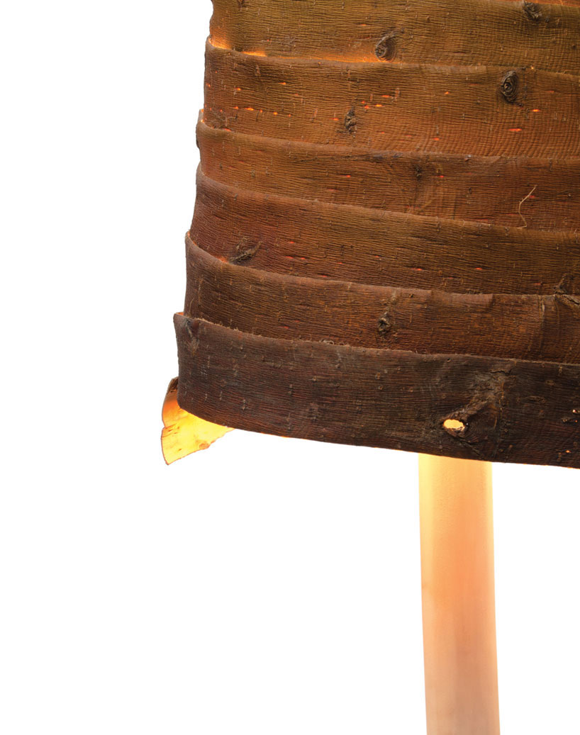 На один шаг ближе к природе: напольная лампа «Stripped» от дизайнера Floris Wubben