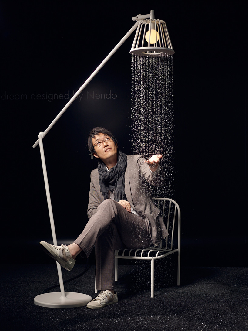 Совмещенный душ - светильник «Water Dream» от дизайн студии «Nendo»