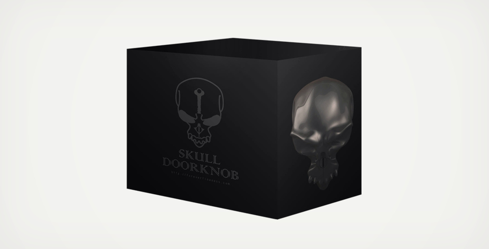 Дверная ручка «Skull Doorknob» в виде черепа