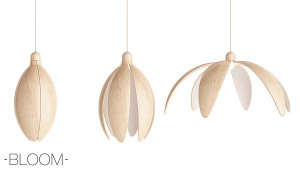 Подвесной светильник «BLOOM» в форме цветка от дизайнера Constantin Bolimond