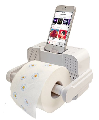 Держатель туалетной бумаги «iCarta 2», объединенный с беспроводным Bluetooth стерео усилителем