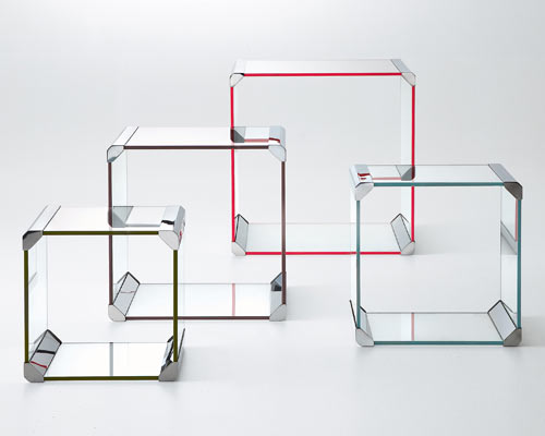 Коллекция геометрических столиков от компании «Gallotti & Radice»